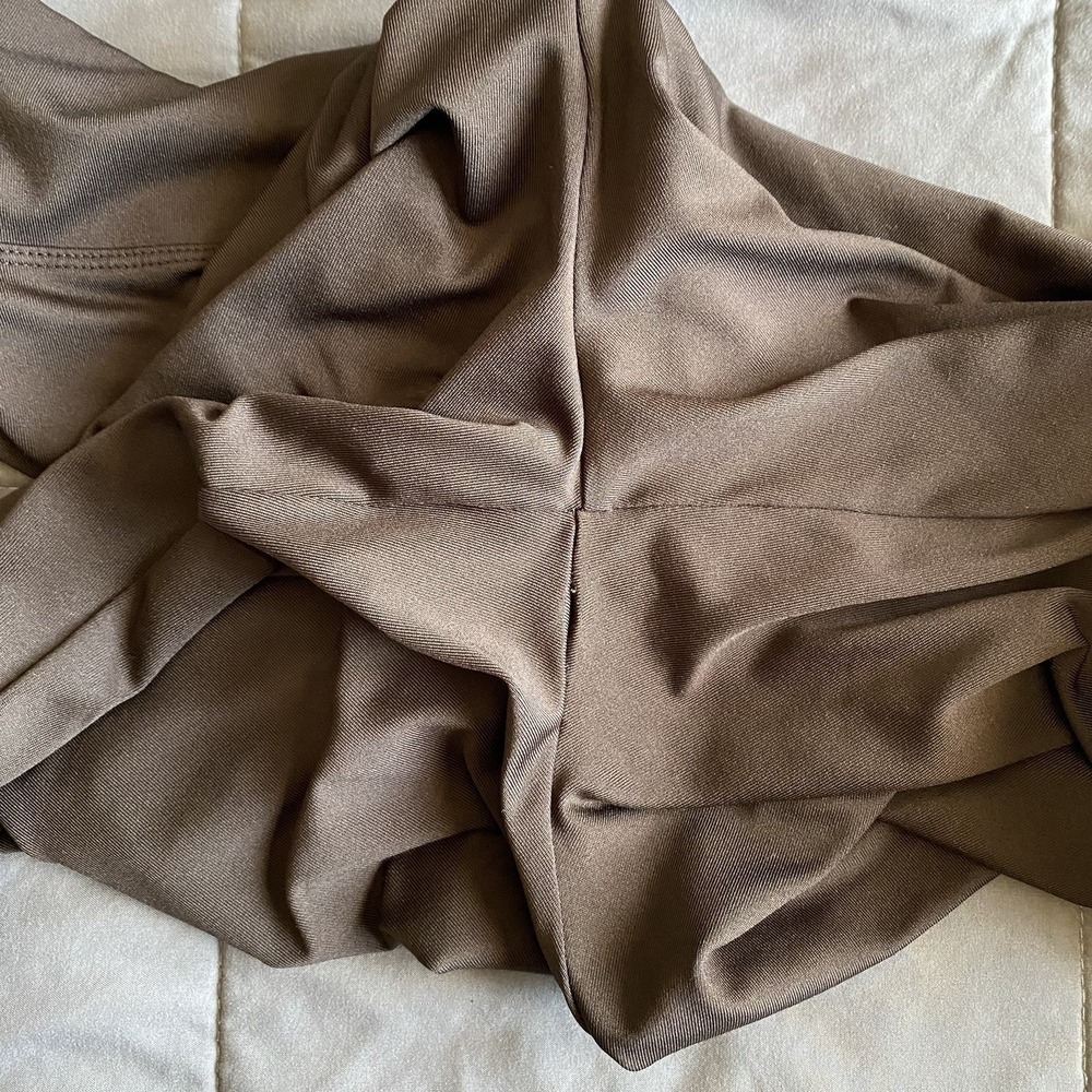 Columbia Large Brown Women's Cropped Ankle Pants Wide Straight Leg Activewear - Picture 5 of 9